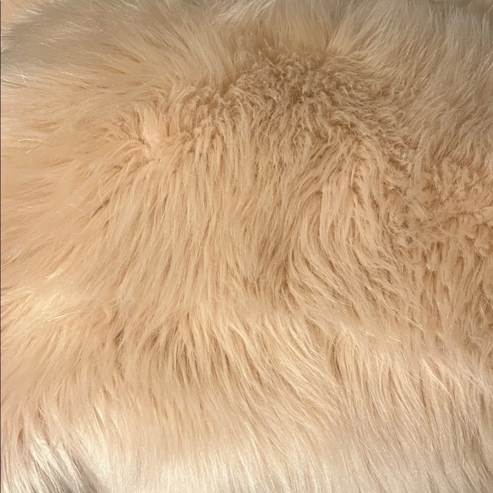 Restoration Hardware Teen Blush Faux Fur Throw